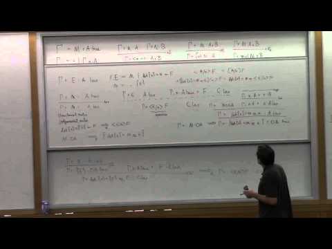 Proof Theory Foundations, Lecture 2