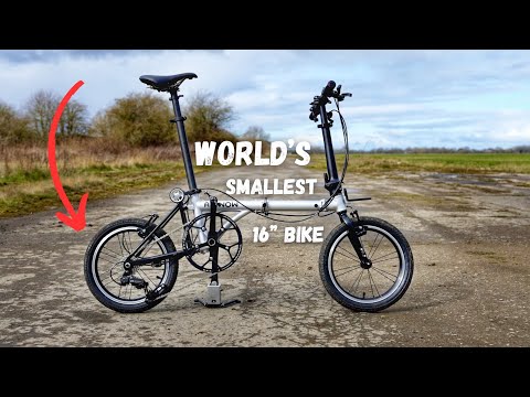 The World's Smallest Folding Bike : Aniwow AW16 Review