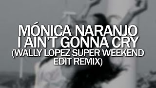 Mónica Naranjo - I ain't gonna cry (Wally Lopez Super Weekend Edit Remix)