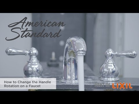 How to Change the Handle Rotation on a Faucet