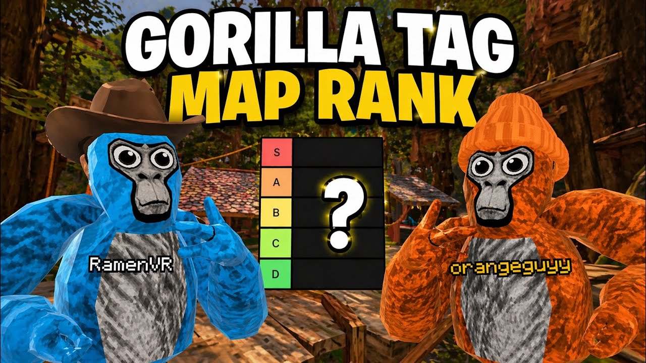 The WORST Gorilla Tag Map Ranking!!