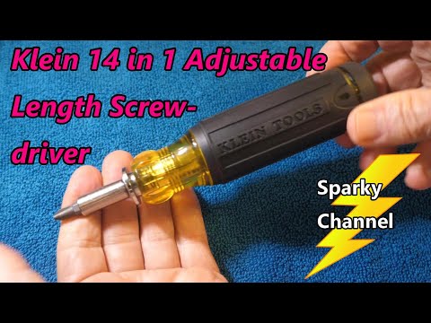Klein 14 in 1 Adjustable Length Screwdriver 32303 Review