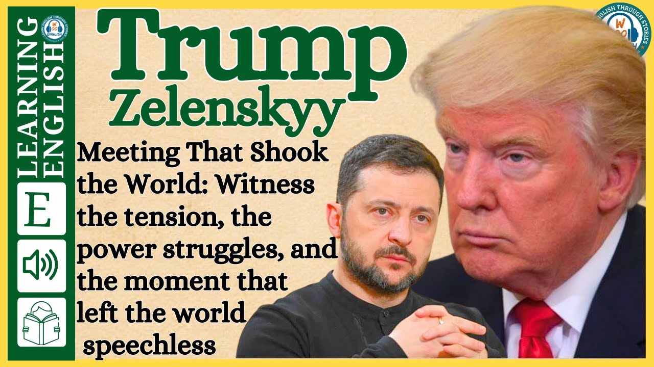 Trump, Zelenskyy | English stories | Graded Reader |English Listening Practice | WooEnglish