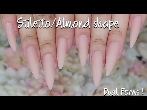 Matte Pointy Nails