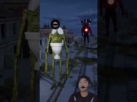 Siren Head Skibidi Toilet vs TiTan Speaker Man 😆 #shorts