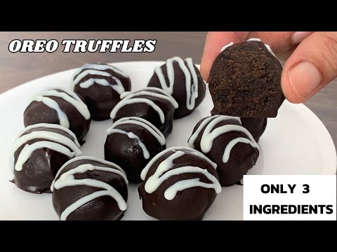 Easy Oreo Truffles | Oreo Chocolate Balls | Oreo Truffles With Only 3 Ingredients | Sweet Dessert