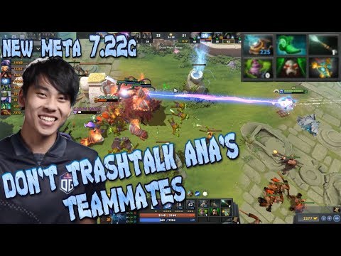 OG.ANA IO POS 4 PERSPECTIVE - HE JUST KILLED THEM ALL WITH WARLOCK GOLEM DOTA 2