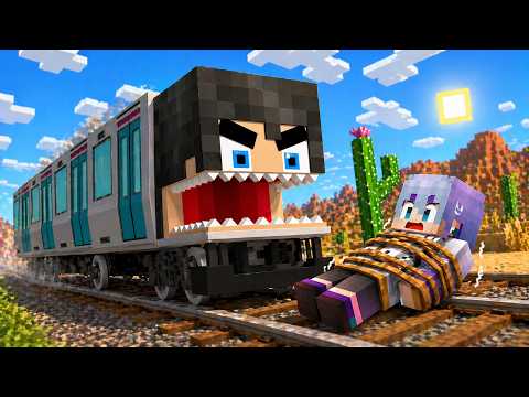 暴走した人喰いすまない電車から逃げるマインクラフト【 マイクラ / マインクラフト 】