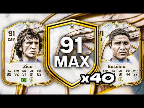 40x MAX 91 ICON PACKS! 😲 FC 26 Ultimate Team