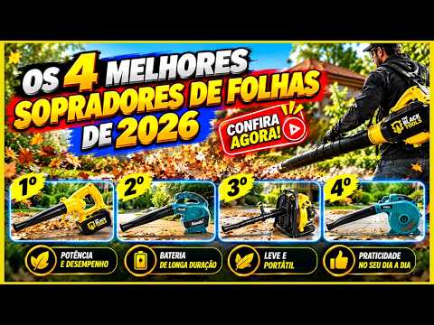 🍂💨 Os 4 Melhores Sopradores de Folhas de 2026! Qual Vale a Pena?