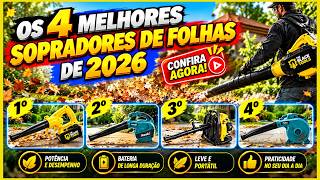 🍂💨 Os 4 Melhores Sopradores de Folhas de 2026! Qual Vale a Pena?