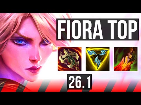 FIORA vs NASUS (TOP) | 8k gold comeback | EUW Master | 26.1