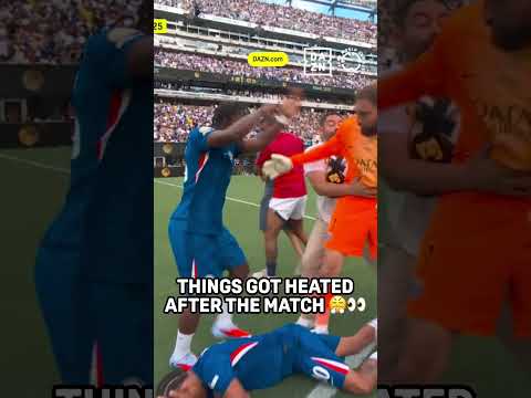 Chelsea-PSG Gets HEATED At Full-Time 😳