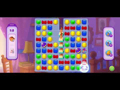 Homescapes level 12952 - no booster gameplay