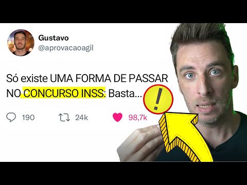 [APROVADO NO INSS EM 67 DIAS] ESSA Á SUA ÚNICA CHANCE DE APROVAÇÃO...