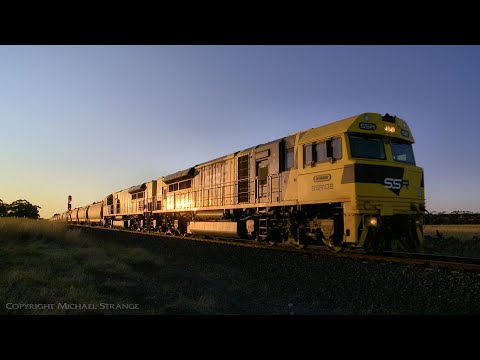 3KS2 Southern Shorthaul Railroad (SSR) Grain Train - PoathTV Australian Railways