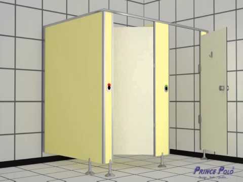 Prince polo plain toilet partition