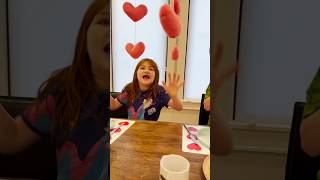 our Lovely Valentines Morning making Pink Pancakes and vday cards for friends! fun family breakfast