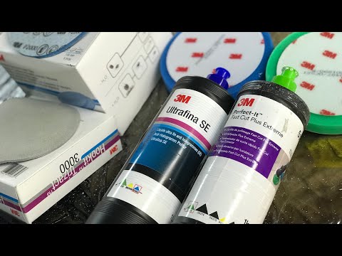 Using 3m cutting compound/polishing system on fresh paintjob #3m#polishing#cutting#componding