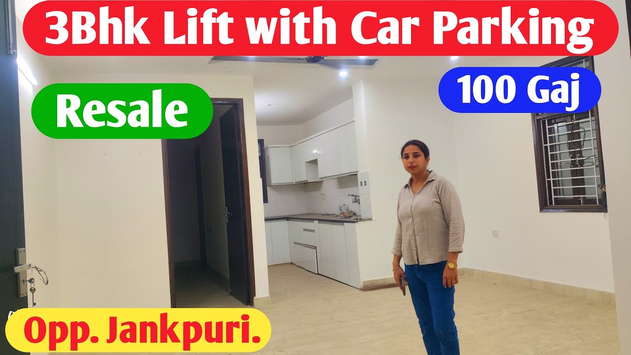 3 BHK Builder Floor Resale | 3BHK  lift with Parking 100 Gaj 3bhk in West delhi