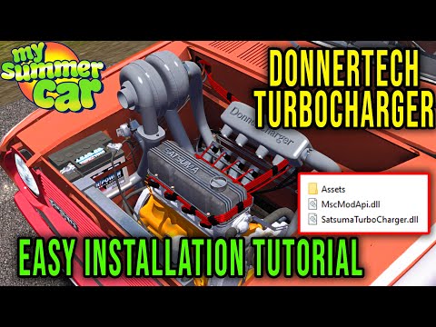 HOW TO DOWNLOAD AND INSTALL DONNER TURBOCHARGER AND MscModAPI - My Summer Car Tips #35 | Radex