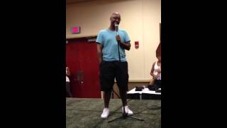 Arthur Lockwood singing &quot;Promise Me&quot; by Luther Vandross