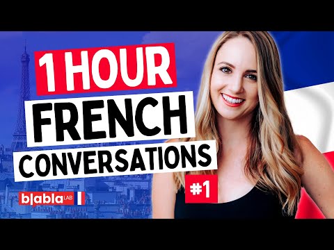 1 HOUR REAL SHORT & USEFUL French Conversations - Daily Life Conversations to Learn French