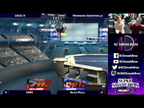 DIOD X Project M Singles Winners Semis: DMX (Meta Knight) Vs. Buzz-Roll (Mario, Ike)