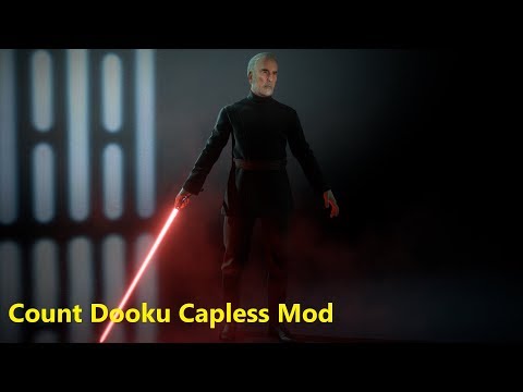 Count Dooku Capless Mod | Star Wars Battlefront 2