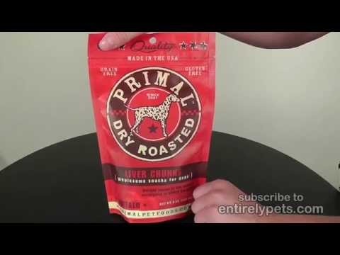 Primal Treats Dry Roasted Buffalo Liver Snaps (5 oz) Video