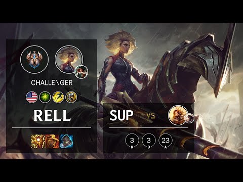 Rell Support vs Leona - NA Challenger Patch 10.25b