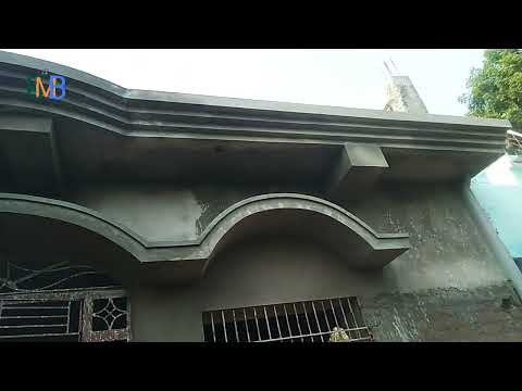 khidki ka chhajja rounding plasterखिडकी का छज्जा गोल प्लास्टर