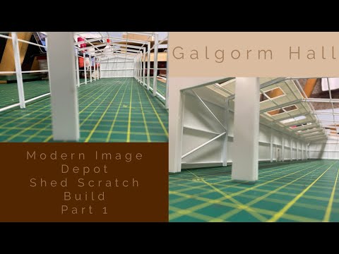 Building A OO Gauge Model Railway: Modern Image Depot Shed Scratch Build - Part 1