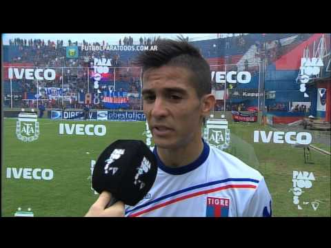 Bertoglio: "Mentalidad ganadora". Tigre 4 - Central 1. Fecha  7. Primera División 2014. FPT
