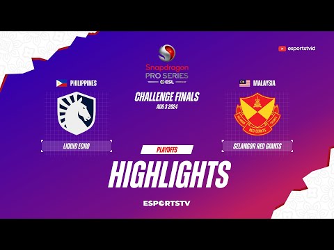 Team Liquid PH vs Selangor Red Giants HIGHLIGHTS Snapdragon Pro Series Playoffs | SRG VS TLPH