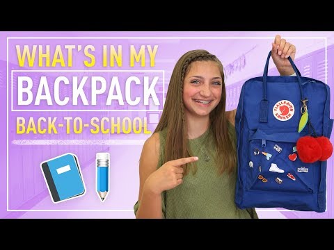 バックパックの中身（フレッシュマン編）｜バック・トゥ・スクール2017 (What's in My Backpack (Freshman Edition) | Back-to-School 2017)