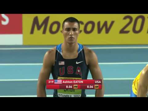 Istanbul 2012 Competition  Heptathlon Morning Session   Ashton Eaton USA