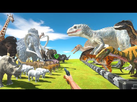 FPS Avatar Rescues Dinosaurs and Fights Animals - Animal Revolt Battle Simulator