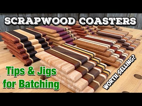 How to Make Wood Coasters: Tips and Jigs for Batching