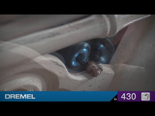Vidéo teaser pour Dremel - Sanding Band and Mandrel 6,4mm 60 Grit (430)