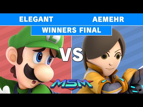 MSM 191 Elegant (Luigi) vs KH | Aemehr (Mii Gunner) Winners Final - Smash Ultimate