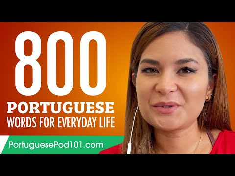 800 Portuguese Words for Everyday Life - Basic Vocabulary #40