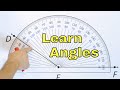 Learn Acute, Obtuse & Right Angles and Measure Angles with a Protractor - [5-9-7]