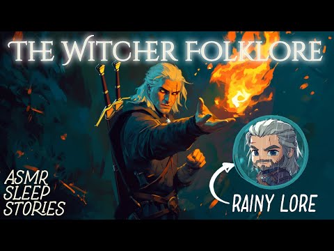 The Witcher Lore: Origins of Witchers, Magic & World | Cozy Rain Ambience Bedtime Stories