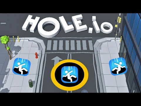 HOLE.IO | FIRST GAMEPLAY (VOODOO) - YouTube