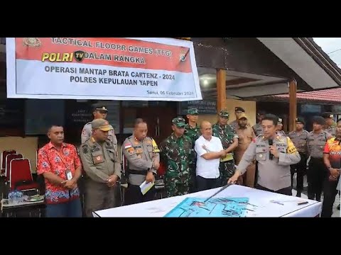 KESIAPAN PENGAMANAN PEMILU DI KEPULAUAN YAPEN PAPUA