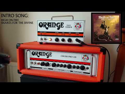 Orange Tiny Terror JJ/Tung Sol Head + PPC112 Cab image 11