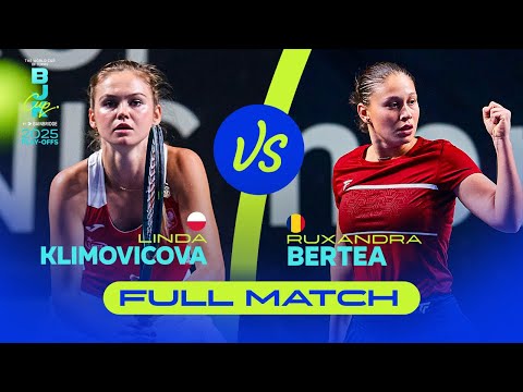 Linda Klimovicova (POL) vs Ruxandra Bertea (ROU) | 2025 BJK Cup Play-offs | FULL MATCH