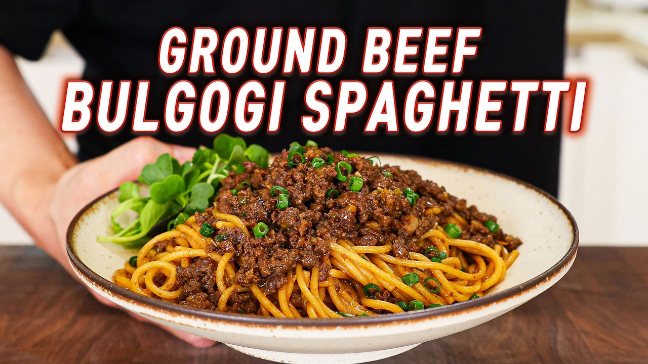 15-Minute Korean Style Beef Spaghetti That Will Change Your LIFE! Bulgogi Noodles