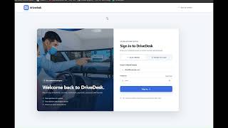 DriveDesk – The Simplest Way to Log In with Mobile OTP
